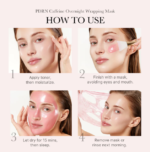 Medicube PDRN Pink Caffeine Overnight Wrapping Mask-75ml - Image 5