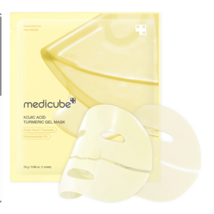 Medicube Kojic Acid Turmeric Gold Jelly Gel Mask- 4PCs
